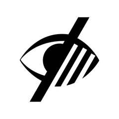 ISO 7001 AC 008: Accessibility, vision impaired,  International Standard Public information signs Accessibility vision impaired