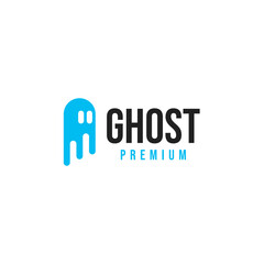 Ghosts and Liquid Logo Design Concept Vector Illustration Symbol Icon