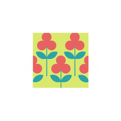 Flowers icon. Flowers icon for background.