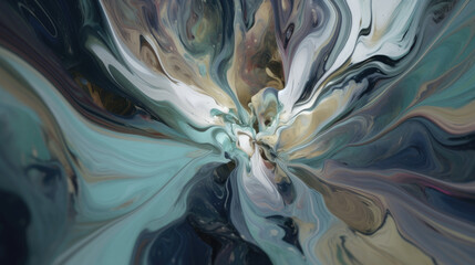 Dynamic Color Splashes: Abstract Fusion of Vibrant Hues