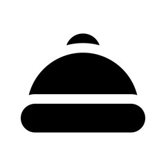 food tray glyph icon