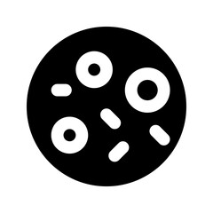 pizza glyph icon