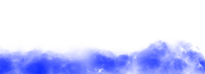 Blue Smoke Isolate Transparent Background