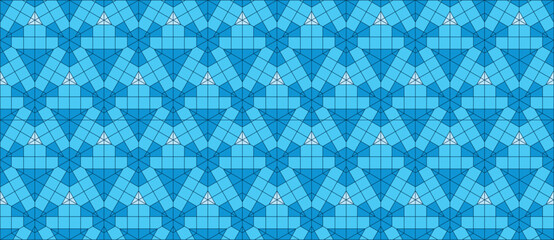 seamless geometric pattern for wall decoration