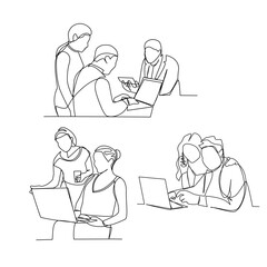 Workers vector illustration