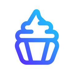 dessert gradient icon