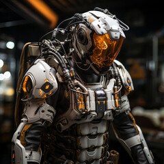 Fototapeta premium Cyber Warrior