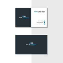 Creative And Business Card Design Template Vector