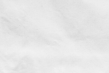 White hessian sackcloth woven texture pattern background in white color