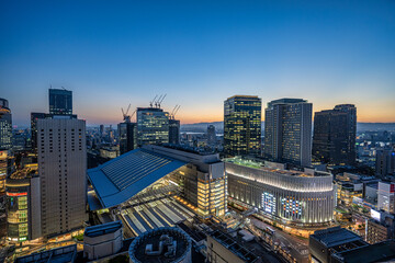 美しく輝く大阪の俯瞰写真　【大阪風景〜マジックアワー〜】