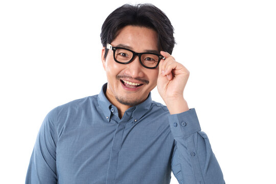 Confident business middle-aged man