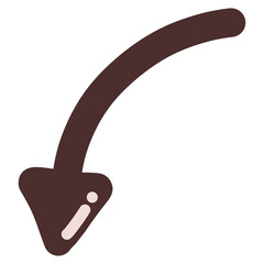 Multi direction black cute arrow. designed for website, reports, worksheets and templates.