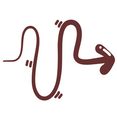 Multi direction thin arrow. designed for website, reports, worksheets and templates.