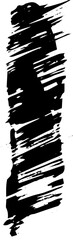 vector grungy paint splatter brush stroke element clipart