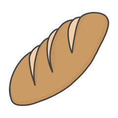 Baguette bread for early morning breakfast