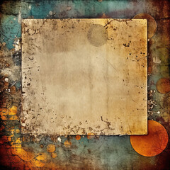 photo rusty metal wall with abstract grunge texture generative ai