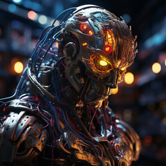 Fototapeta premium Cyber Warrior