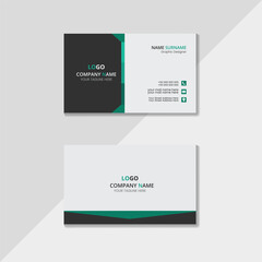 modern company business card template