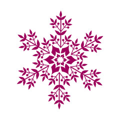 Christmas snowflakes clipart design for holidays