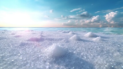 Background sea salt, Generative AI.