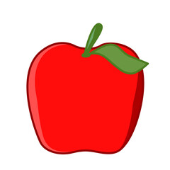 red apple
