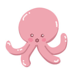 octopus pixel art