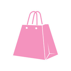 shop bag icon design. online sale sign and symbol.