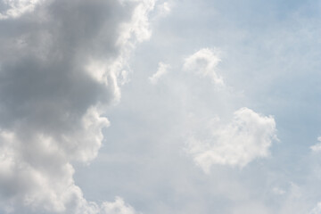 portrait of a cloud-face