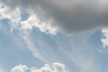 Fototapeta na wymiar various clouds in the sky