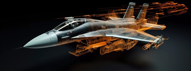 Military fighter JET aircraft