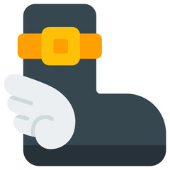 boot flat icon