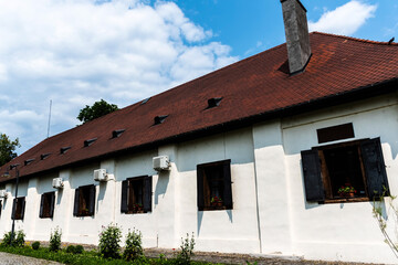 The house of marriages. The medieval fortress of Targu Mures. Romania.