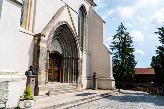 The Fortress Church or the Big Church. The medieval fortress of Targu Mures, Romania.