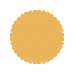 Shortbread cookies on a white background.