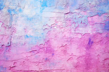 Pastel Textured Dreams: Pink and Blue Plaster-Like Texture
