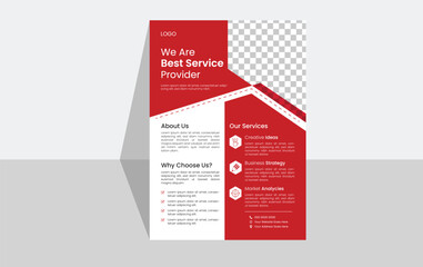 Abstract business flyer, modern business flyer template, vector template design, publication, marketing