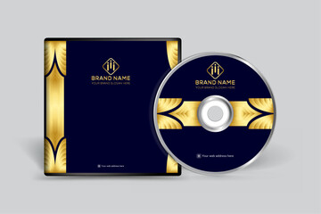 black elegant corporate CD cover design