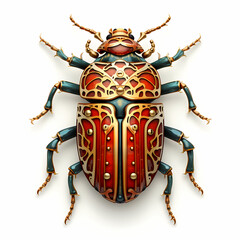 Beetle Bug 3D - obrazy, fototapety, plakaty