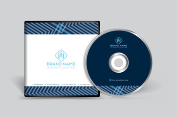 Blue color CD cover design