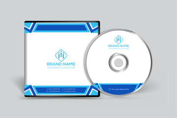 Blue color CD cover design