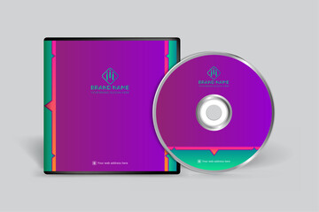 Clean professional CD cover template