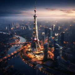 Obraz premium Shanghai tower, 
