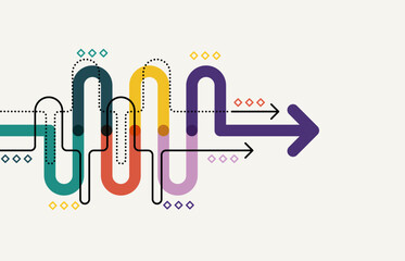 Abstract arrow direction. Technology background. High speed. Hi-tech