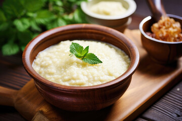 Millet porridge with butter