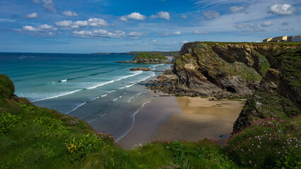 Rocky cliffs of Cornwall