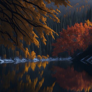 autumn in the mountains