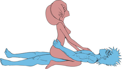 Sex pose illustration