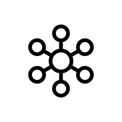 connection icon sign. social network share icon - Connect, data sharing, link symbol. web vector icon