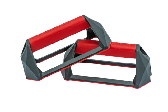 push ups bar cross training with transparent background. PNG
