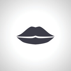 Lips icon. Sensual Lips Icon, kiss icon